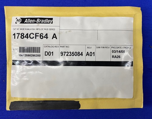 Allen bradley 1784cf64 a - bradley, /