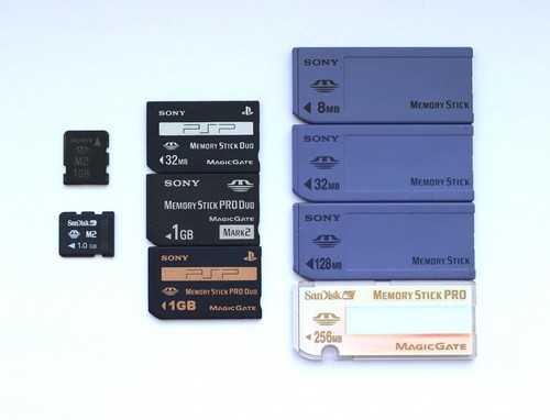 Sandisk sony memory - stick, m2