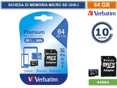 Scheda memoria verbatim - di,